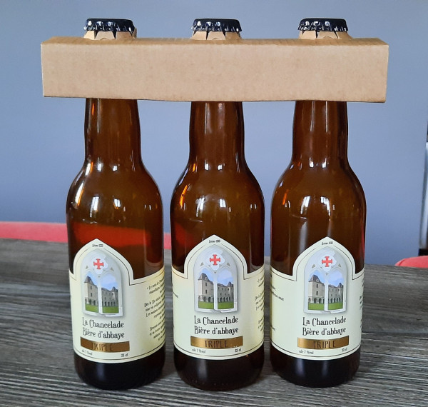 Collerette – 3 bières – Neutre – LNeck – Haute-Basse-Vichy
