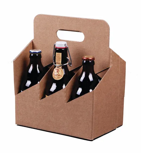 Panier – 6 bières – 33cl – 50cl avec séparations et fond automatique