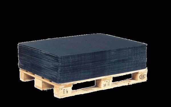 Plaque intercalaire en propyflex noir