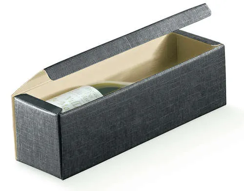 Coffret noir carton  1- 2- 3 – 4 – 6 bouteilles – Magnum – Viva