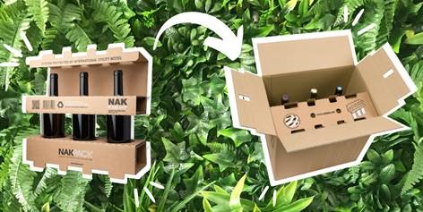 Boite postale sécurisée adaptée au circuit postal pour bouteille