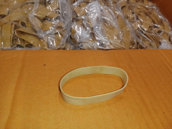 Bracelet caoutchouc Blond – 80 x 12 mm