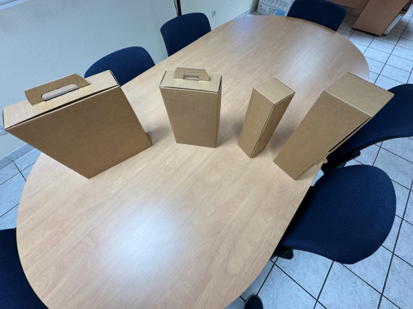 Coffret kraft brun pour 1, 2, 3 bouteilles et Magnum