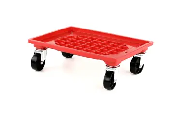 Chariot avec plateau grillagé pour bacs plastique 600 x 400 – 8400