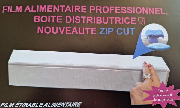 Film alimentaire – Boite distributrice avec Zip Cut – 450 x 300M