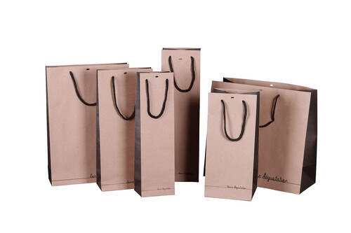 Sac cabas en carton kraft – Message