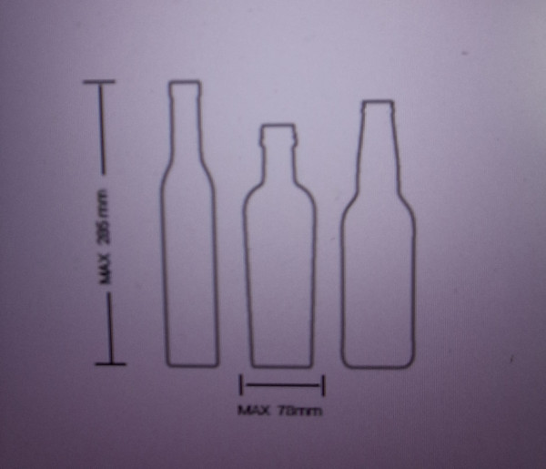 Boite postale sécurisée adaptée au circuit postal pour bouteille 33cl et 50cl