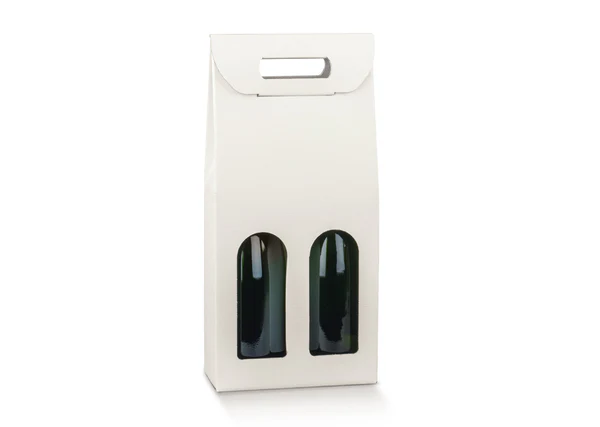 Valisette blanche avec fenêtres – 1 – 2 – 3 bouteilles – Magnum – Classe