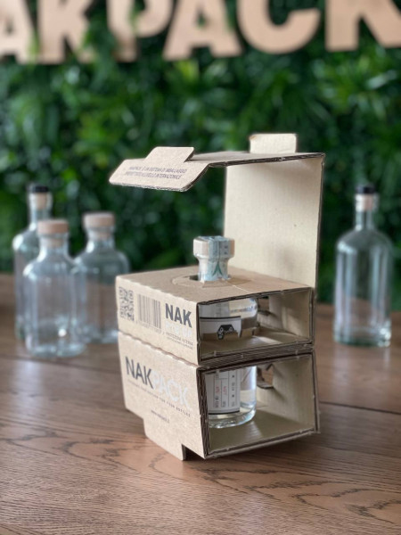 Boite postale sécurisée adaptée au circuit postal pour bouteille spiritueux