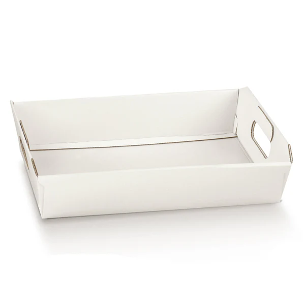 Corbeille et maisonnette blanche avec anses – Classe