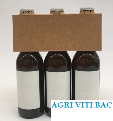 Collerette Neutre – 3 ou 6 bières – 0.33cl – Long Neck –  Steinie